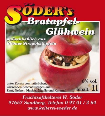 Bratapfel-Glühwein