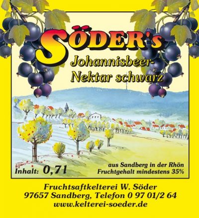 Johannisbeer-Nektar schwarz