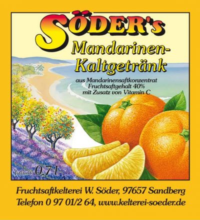 Mandarinen-Kaltgeträng